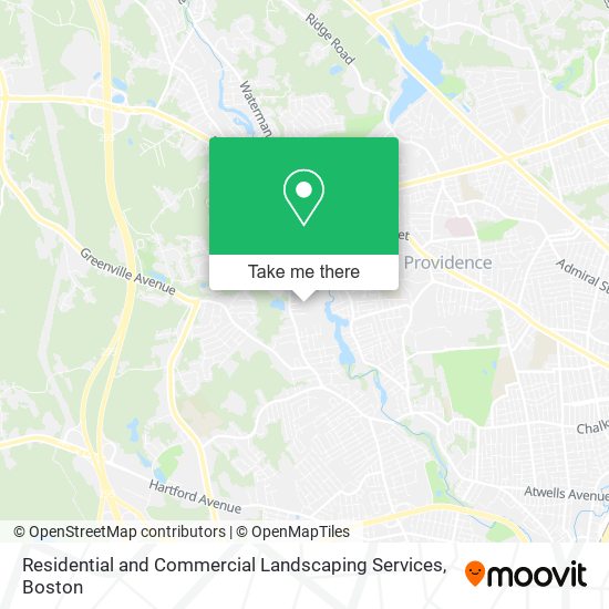 Residential and Commercial Landscaping Services map