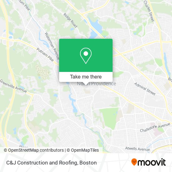 C&J Construction and Roofing map