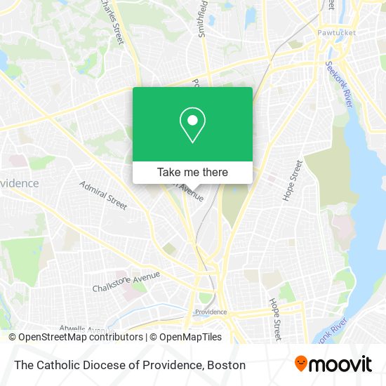 The Catholic Diocese of Providence map