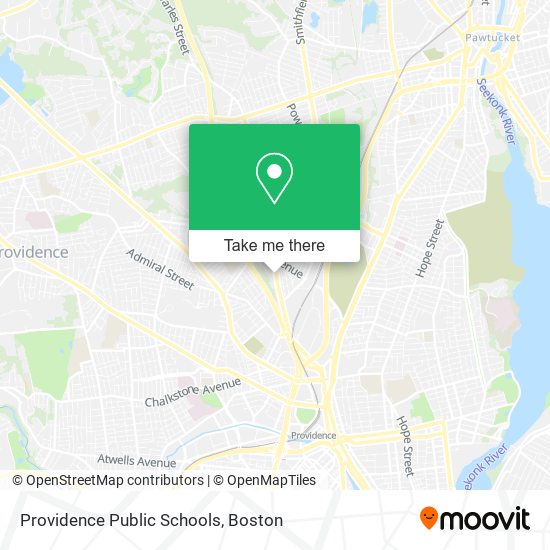 Mapa de Providence Public Schools