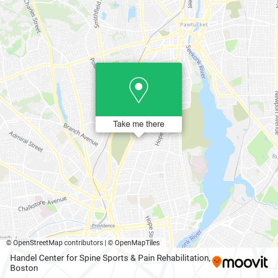 Mapa de Handel Center for Spine Sports & Pain Rehabilitation