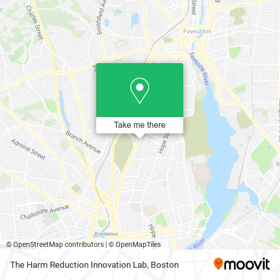 The Harm Reduction Innovation Lab map