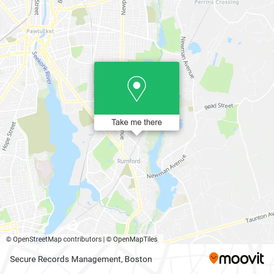 Secure Records Management map