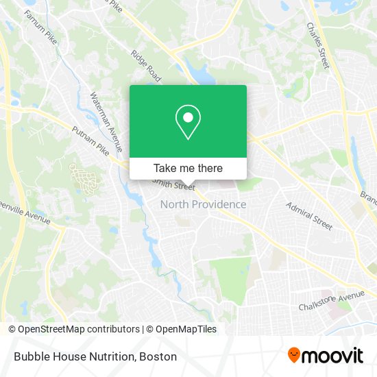 Mapa de Bubble House Nutrition