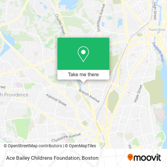 Mapa de Ace Bailey Childrens Foundation