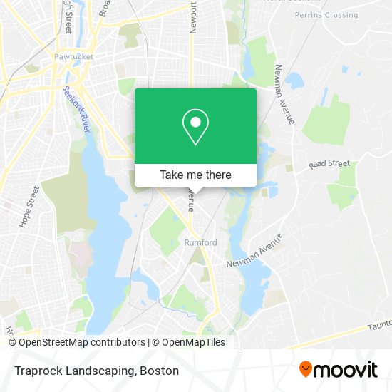 Traprock Landscaping map