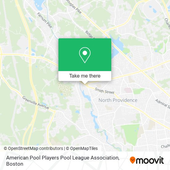 Mapa de American Pool Players Pool League Association