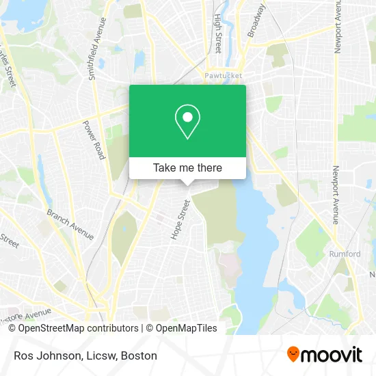 Ros Johnson, Licsw map