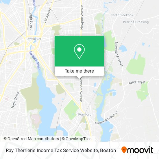 Ray Therrien's Income Tax Service Website map