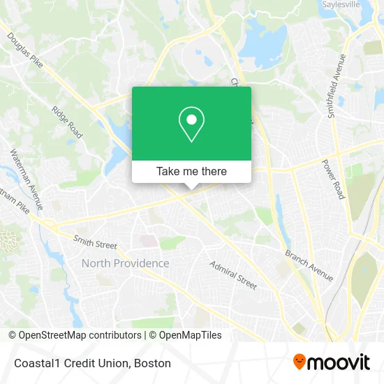 Coastal1 Credit Union map