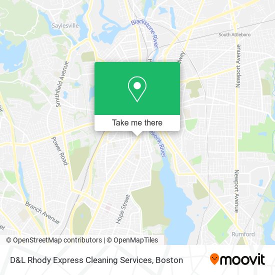 D&L Rhody Express Cleaning Services map