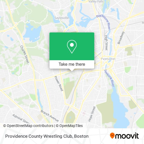 Providence County Wrestling Club map