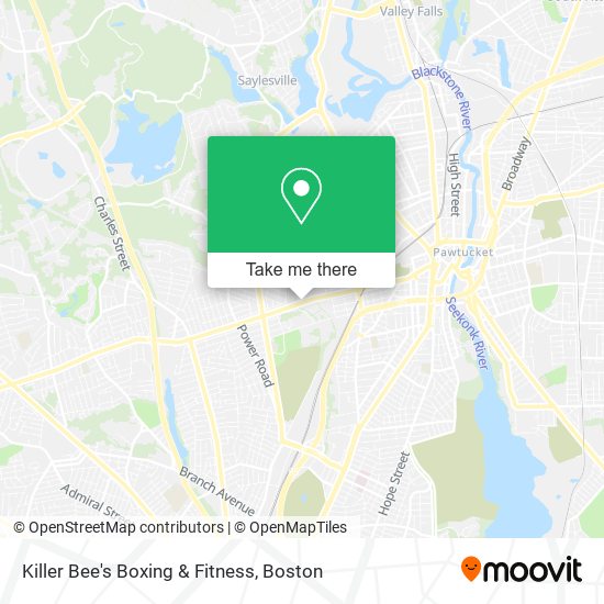 Killer Bee's Boxing & Fitness map