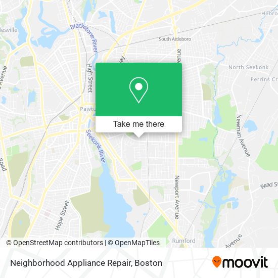 Neighborhood Appliance Repair map