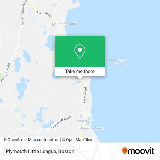 Plymouth Little League map