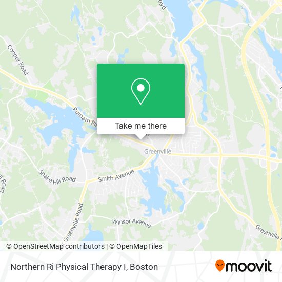 Northern Ri Physical Therapy I map