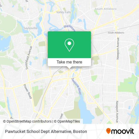 Mapa de Pawtucket School Dept Alternative