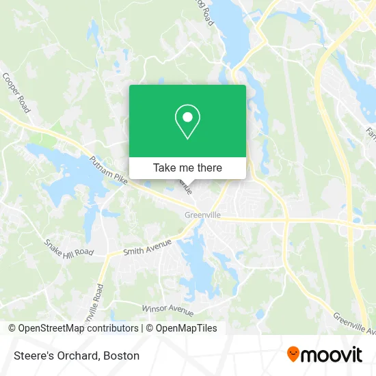 Steere's Orchard map