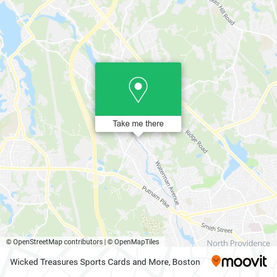 Wicked Treasures Sports Cards and More map