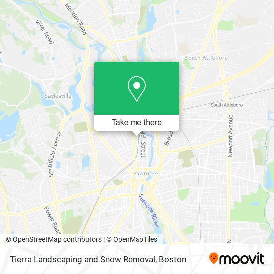 Tierra Landscaping and Snow Removal map