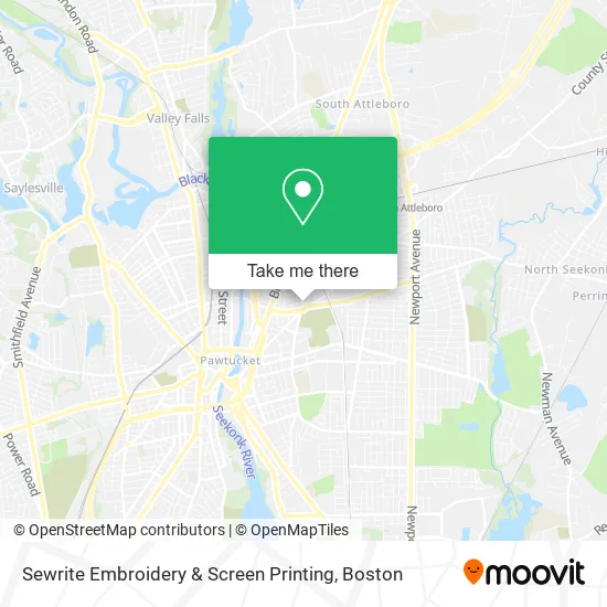 Mapa de Sewrite Embroidery & Screen Printing