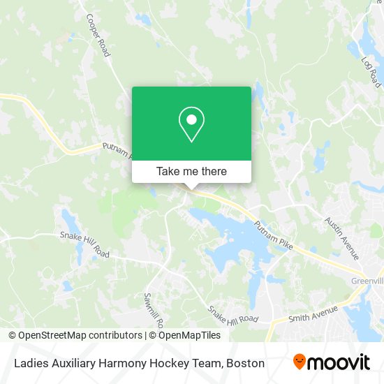 Ladies Auxiliary Harmony Hockey Team map