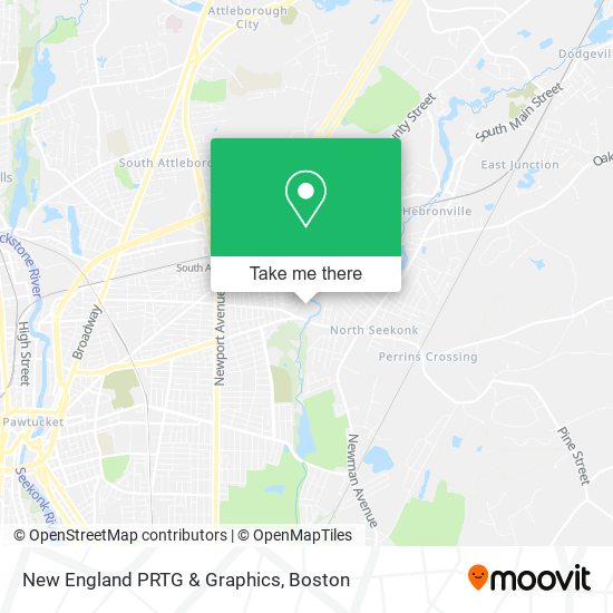New England PRTG & Graphics map