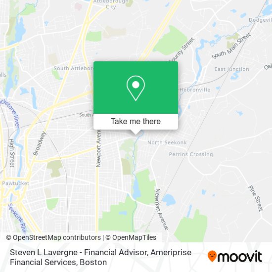Mapa de Steven L Lavergne - Financial Advisor, Ameriprise Financial Services