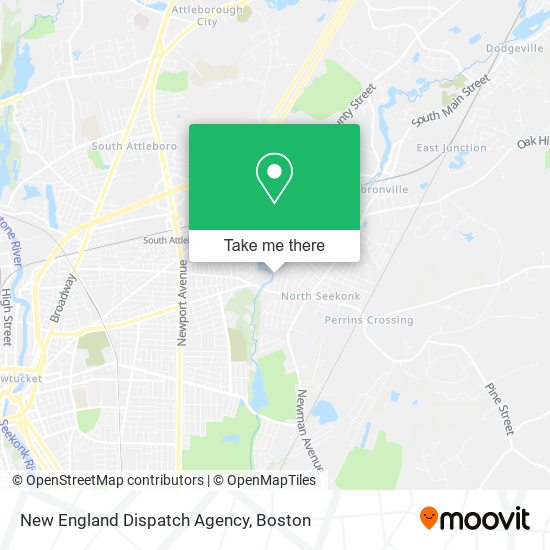 Mapa de New England Dispatch Agency