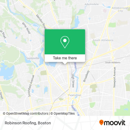 Mapa de Robinson Roofing