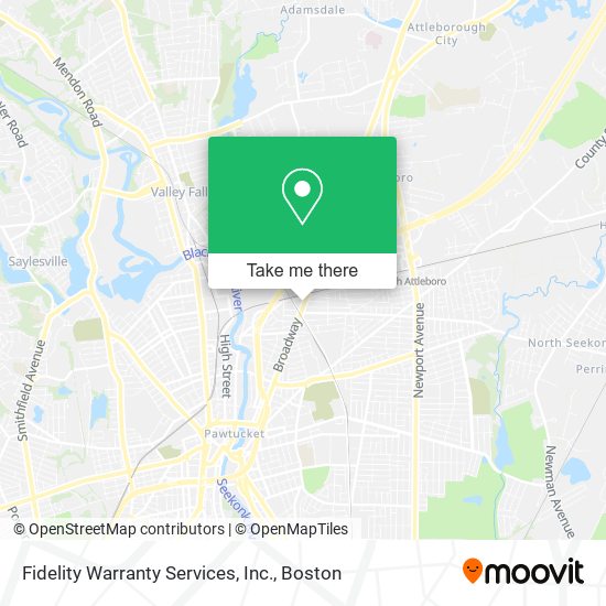 Mapa de Fidelity Warranty Services, Inc.