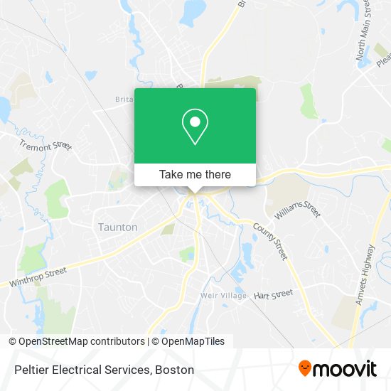 Peltier Electrical Services map