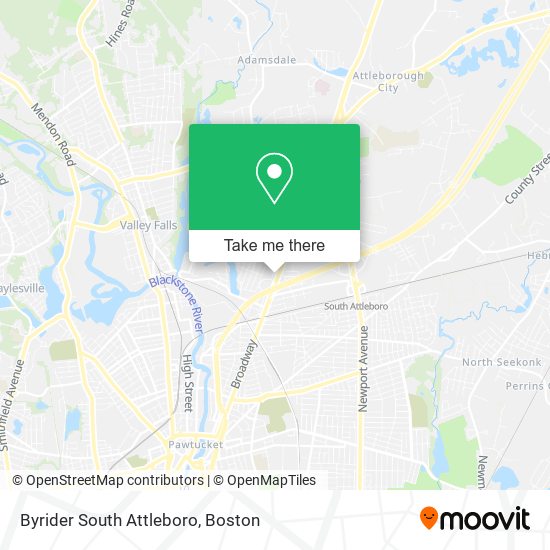 Byrider South Attleboro map