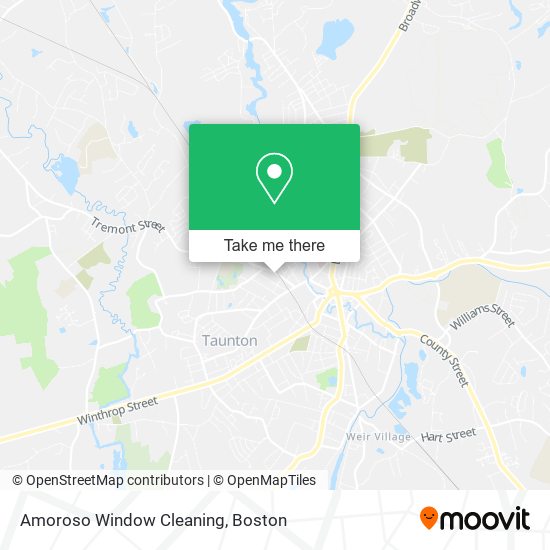 Amoroso Window Cleaning map