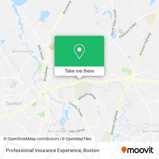 Mapa de Professional Insurance Experience