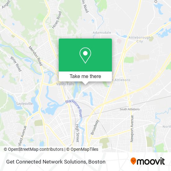 Get Connected Network Solutions map