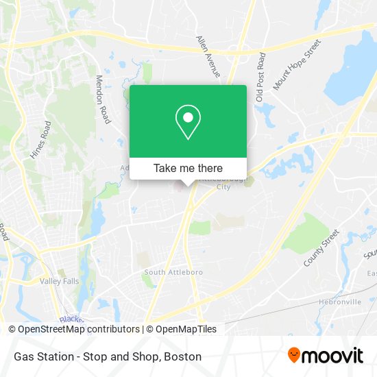 Gas Station - Stop and Shop map