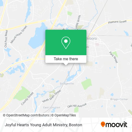 Joyful Hearts Young Adult Ministry map