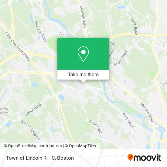 Mapa de Town of Lincoln Ri - C