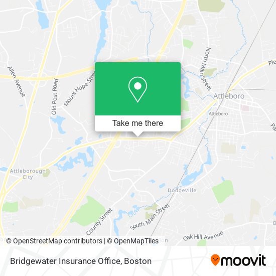 Mapa de Bridgewater Insurance Office