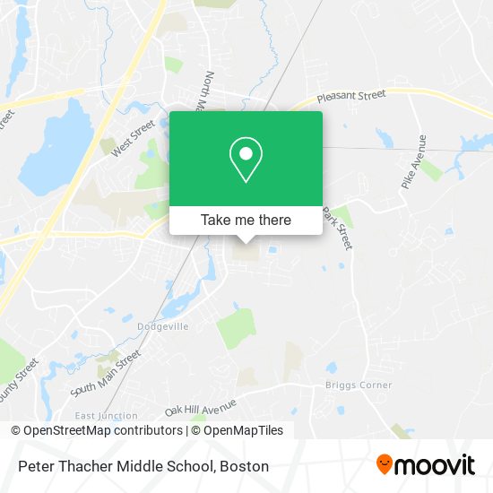 Peter Thacher Middle School map