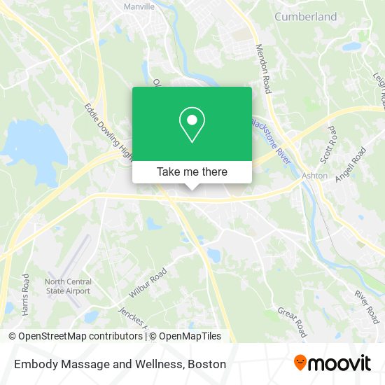 Embody Massage and Wellness map