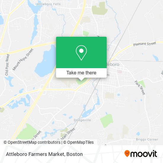 Mapa de Attleboro Farmers Market