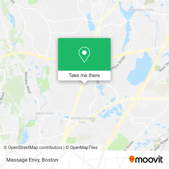 Massage Envy map
