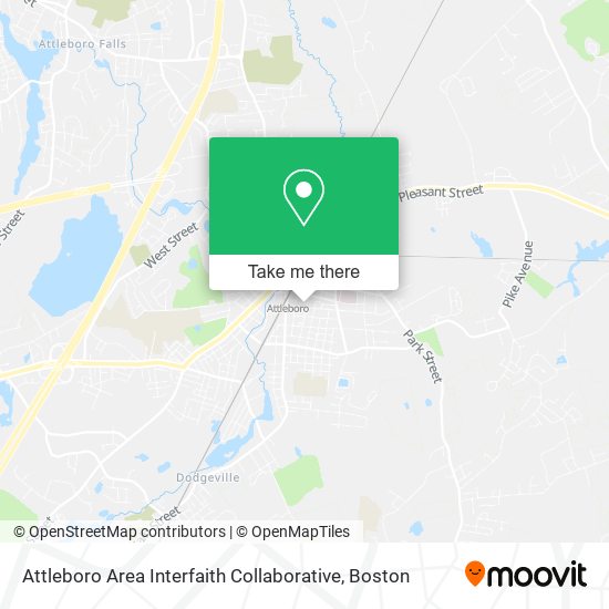 Attleboro Area Interfaith Collaborative map