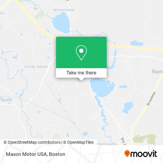 Maxon Motor USA map