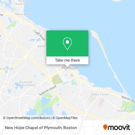 Mapa de New Hope Chapel of Plymouth