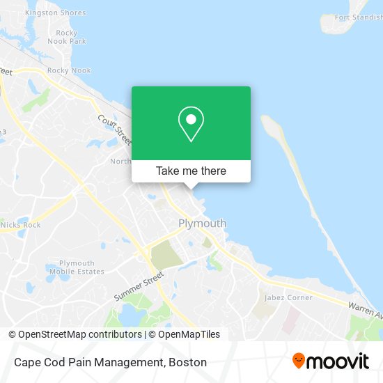 Cape Cod Pain Management map