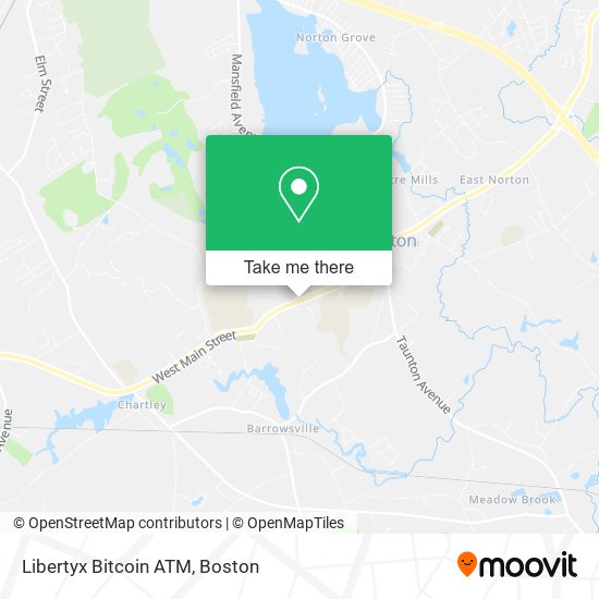 Mapa de Libertyx Bitcoin ATM