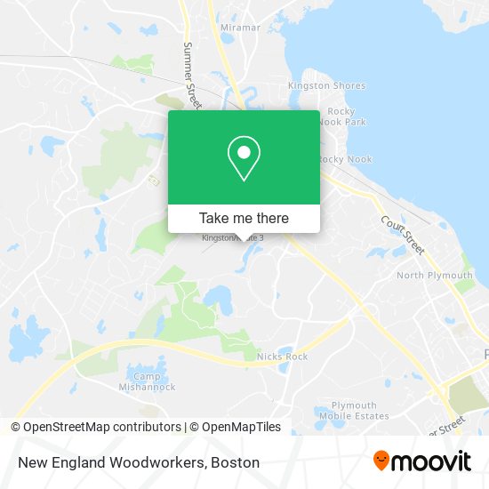 Mapa de New England Woodworkers
